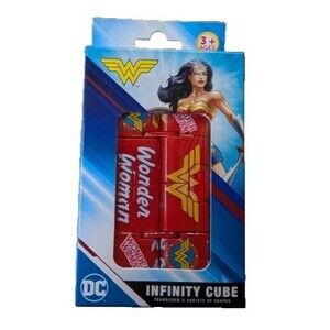 DC Comics Wonder Woman Red Infinity Cube Fidget Toy Anxiety Stress WB NEW